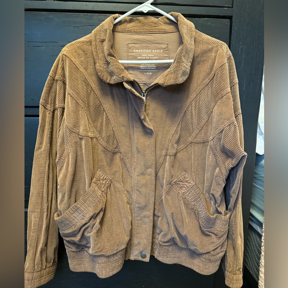 American Eagle corduroy bomber jacket